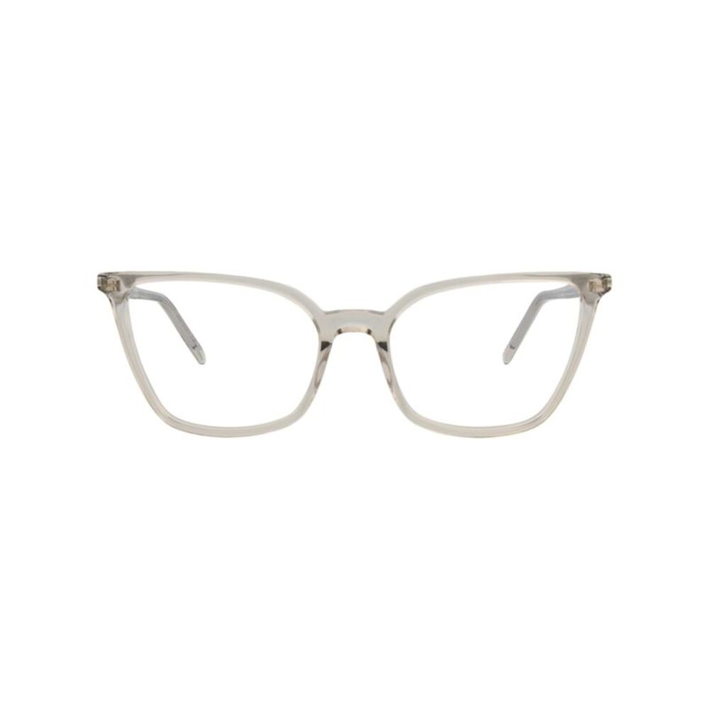 Saint Laurent Cat Eye-Frame Recycled Acetate Optical Frames Beige Womens